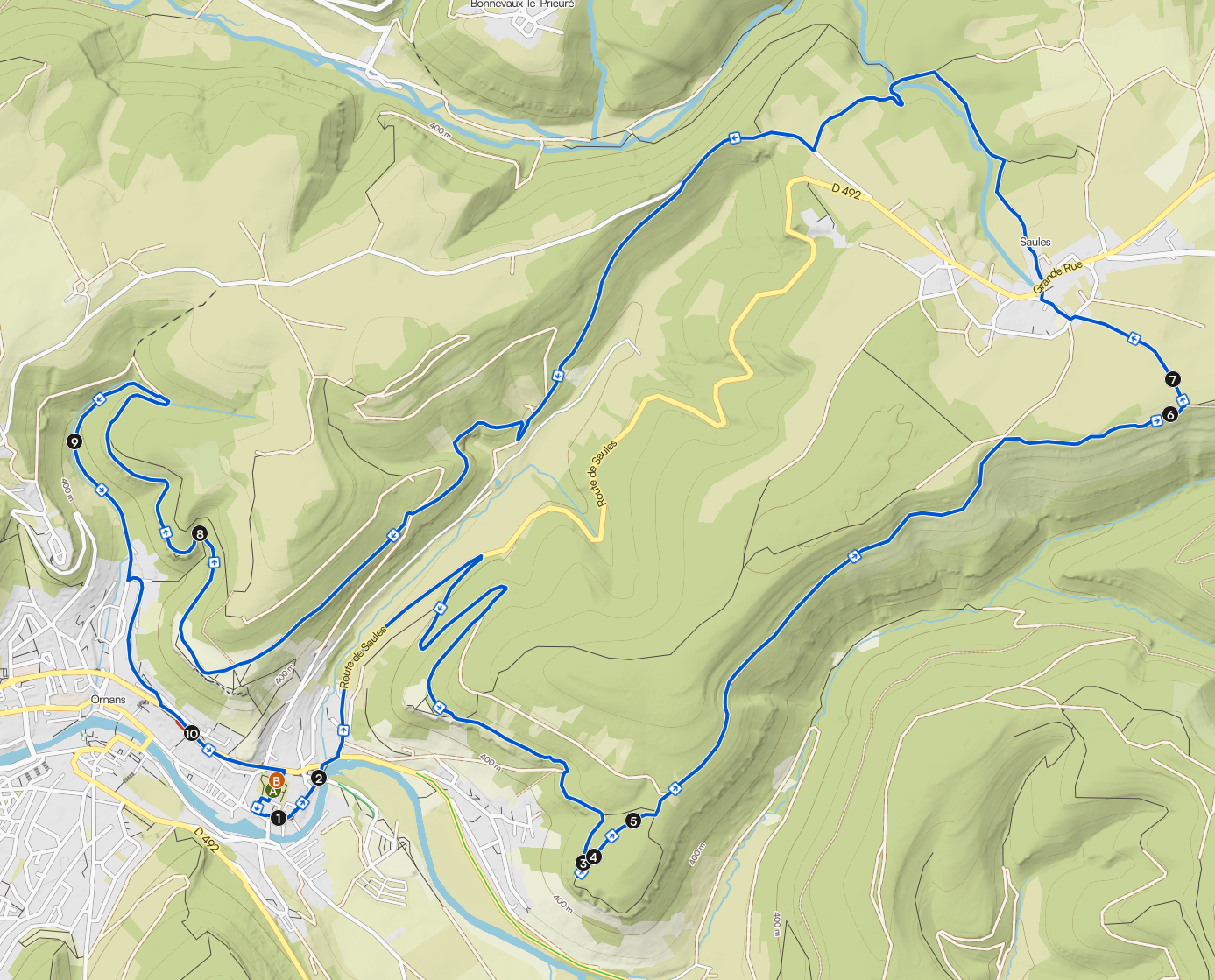 Parcours VTT